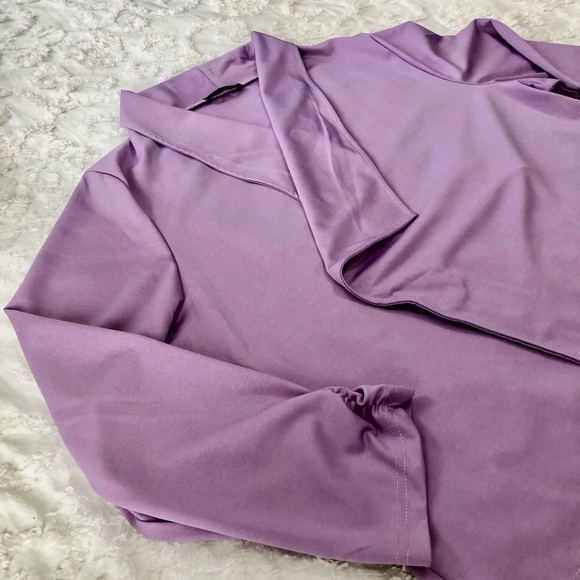 Light Purple Open Blazer Size 2X - Picture 4 of 5